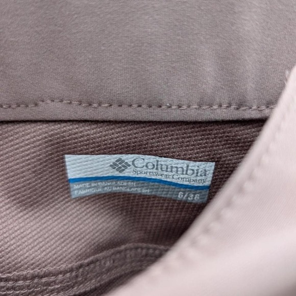 Columbia Womens Cropped Pants Hiking Travel Casual Activewear Zip Pockets - Picture 5 of 5